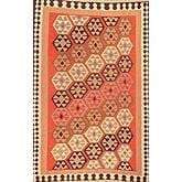 One Of The Kind Ardabil Persian Kilim 9'2" x 5'10"